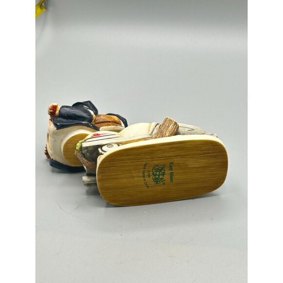 Harmony Kingdom 'Easy Slider' Snowman Snowmobile Figurine Made in England - Picture 10 of 12